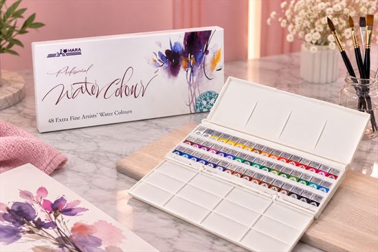 آبرنگ افرا 48 رنگ حرفه ای
