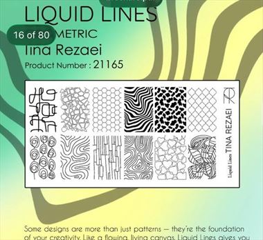 شابلون تینا رضایی Liquid Lines